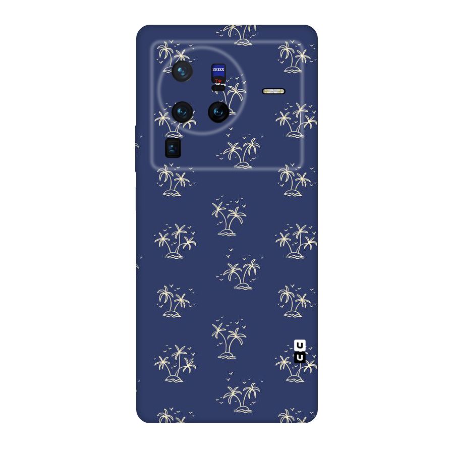Beach Trees Original Polycarbonate Back Case for Vivo X80