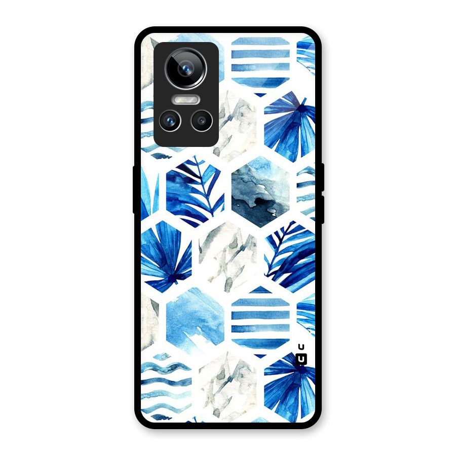 Beach Vibes Pentagon Design Glass Back Case for Realme GT Neo 3