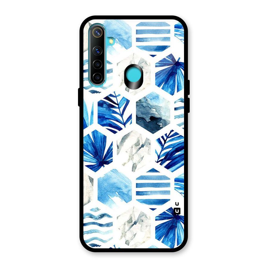 Beach Vibes Pentagon Design Glass Back Case for Realme Narzo 10