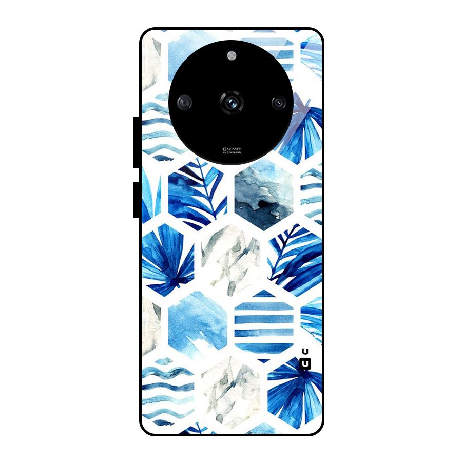 Beach Vibes Pentagon Design Glass Back Case for Realme Narzo 60 5G