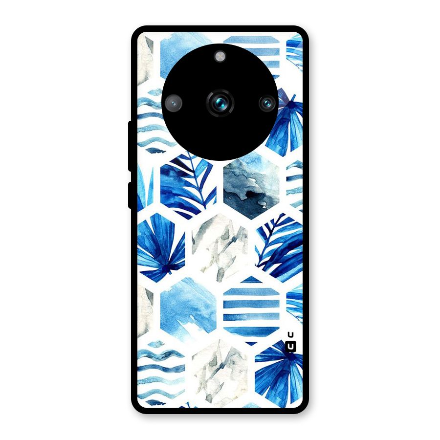 Beach Vibes Pentagon Design Glass Back Case for Realme Narzo 60 Pro