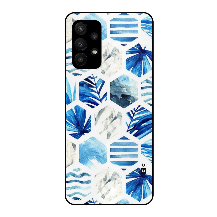 Beach Vibes Pentagon Design Metal Back Case for Galaxy A23