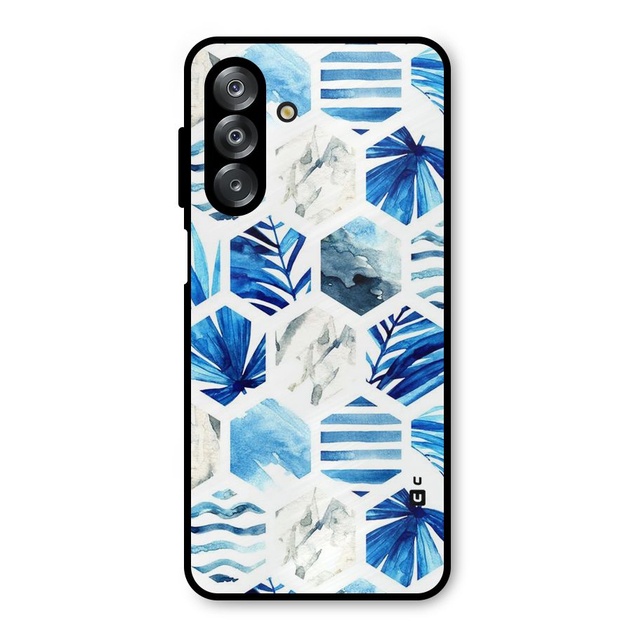 Beach Vibes Pentagon Design Metal Back Case for Galaxy A26