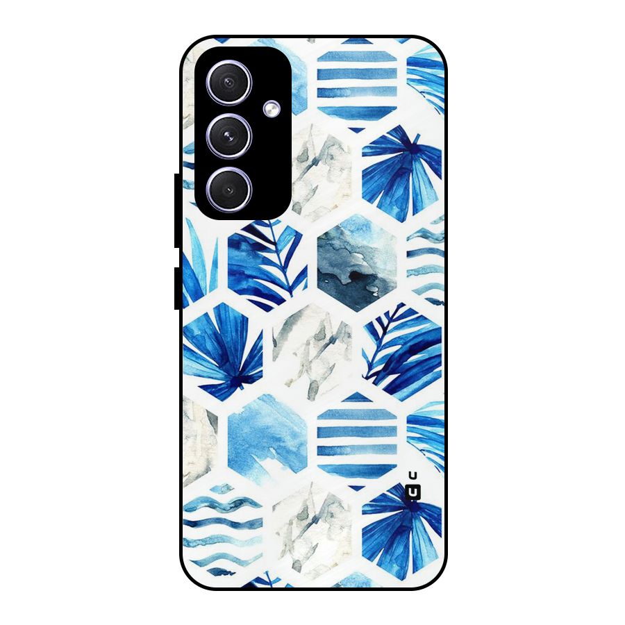 Beach Vibes Pentagon Design Metal Back Case for Galaxy A54