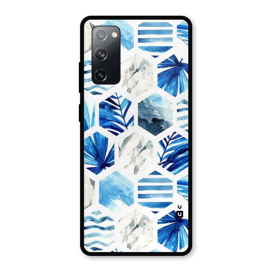Beach Vibes Pentagon Design Metal Back Case for Galaxy S20 FE 5G