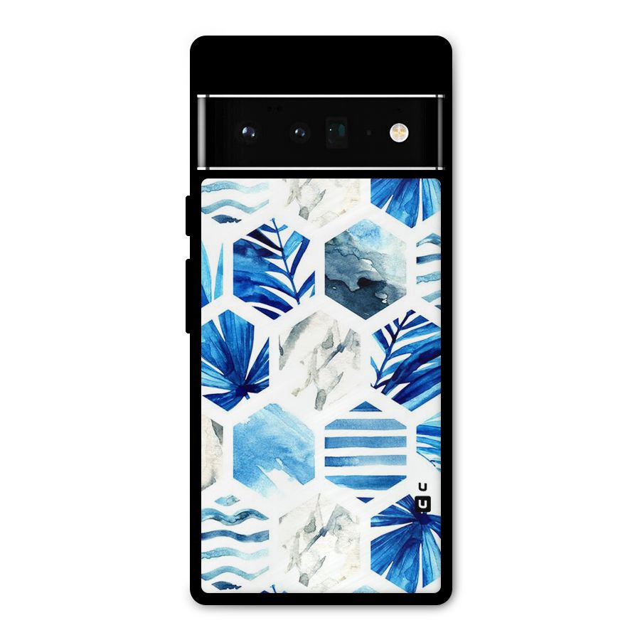 Beach Vibes Pentagon Design Metal Back Case for Google Pixel 6 Pro