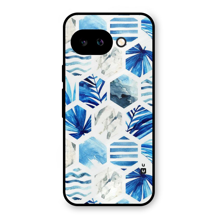 Beach Vibes Pentagon Design Metal Back Case for Google Pixel 9a