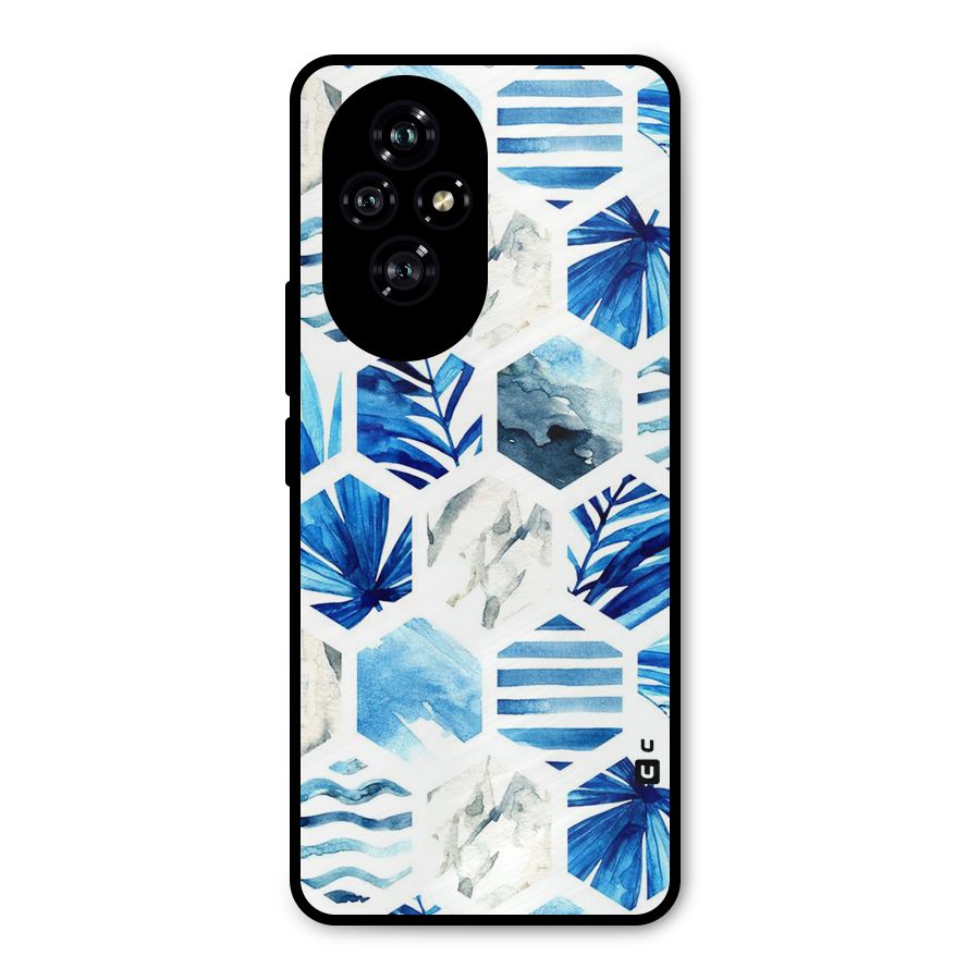 Beach Vibes Pentagon Design Metal Back Case for Honor 200