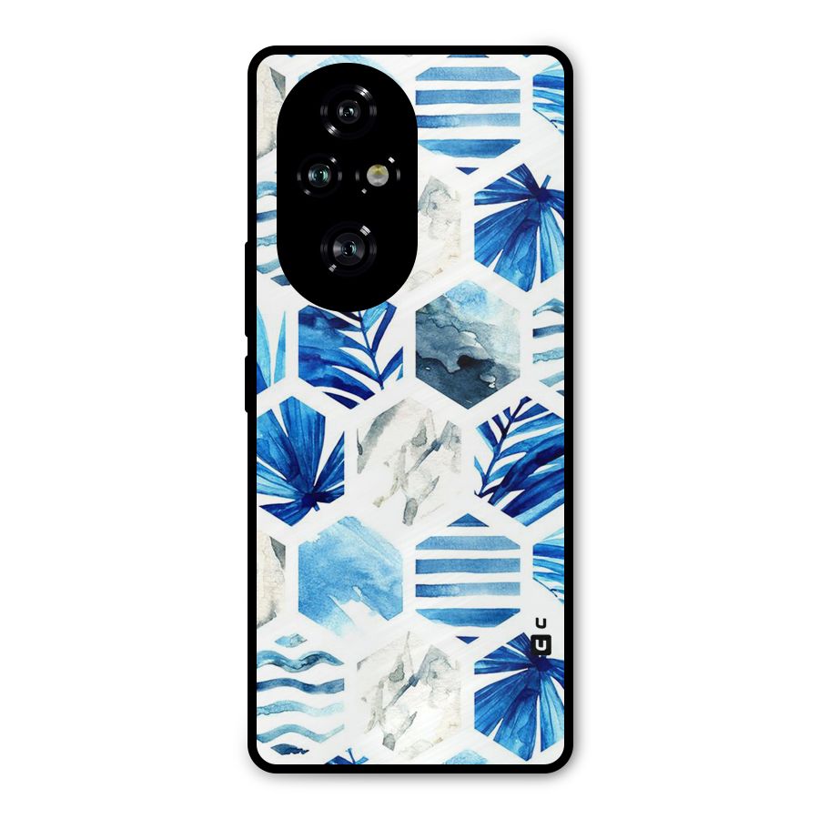 Beach Vibes Pentagon Design Metal Back Case for Honor 200 Pro
