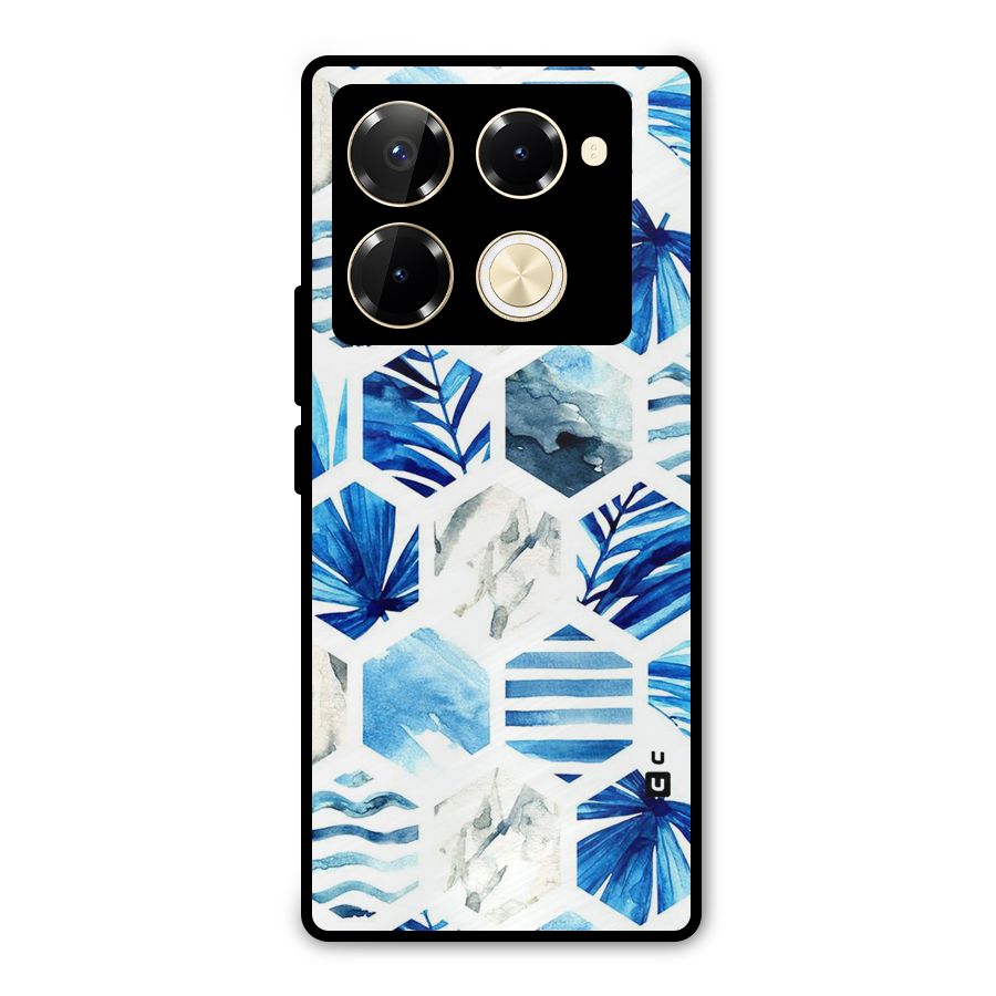 Beach Vibes Pentagon Design Metal Back Case for Infinix Note 40 Pro Plus