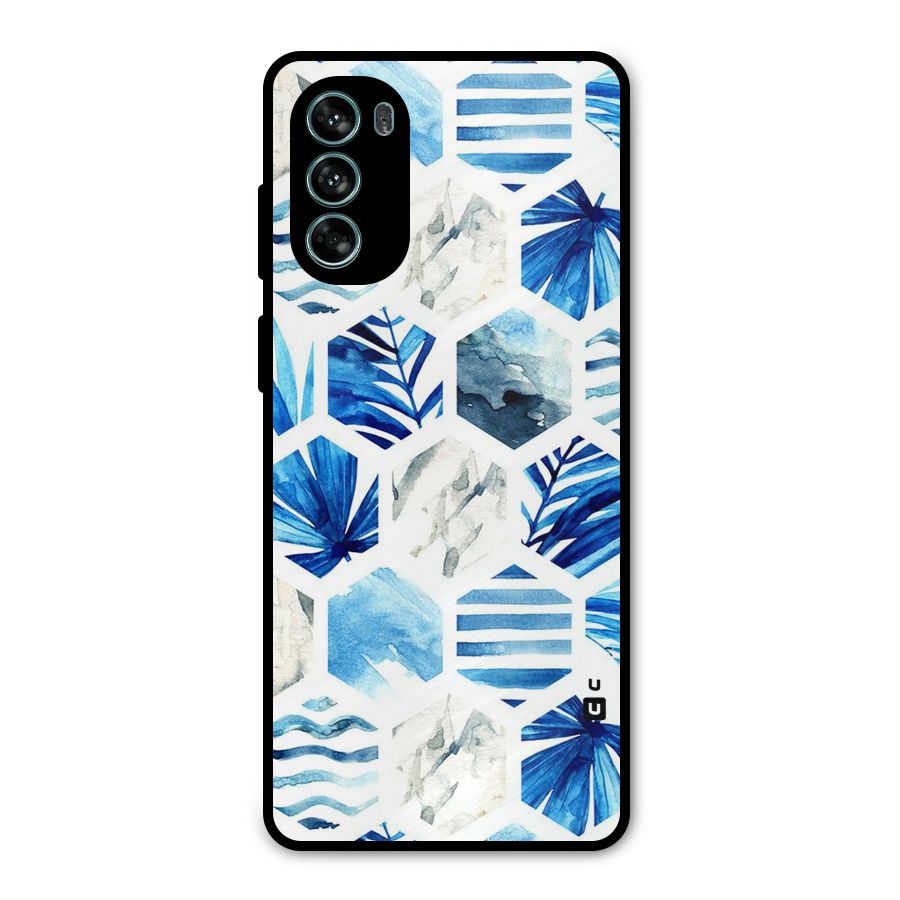 Beach Vibes Pentagon Design Metal Back Case for Moto G62