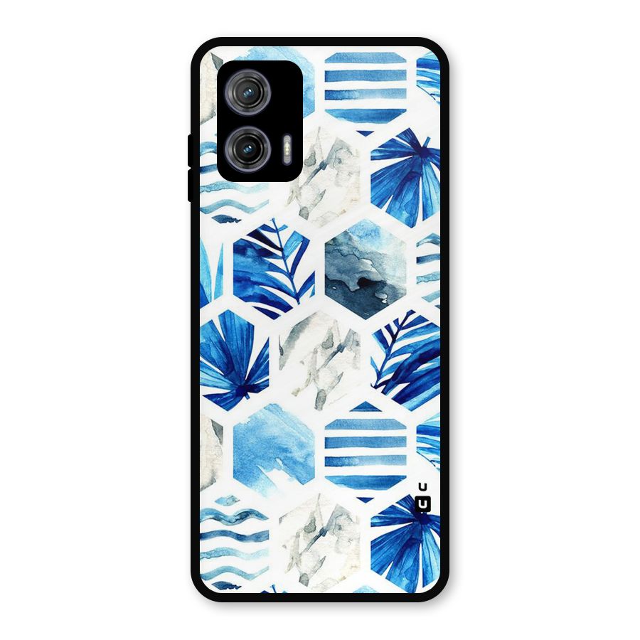 Beach Vibes Pentagon Design Metal Back Case for Moto G73