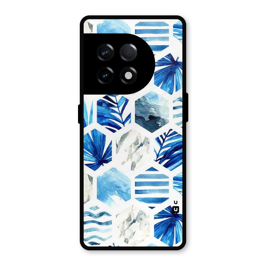 Beach Vibes Pentagon Design Metal Back Case for OnePlus 11R