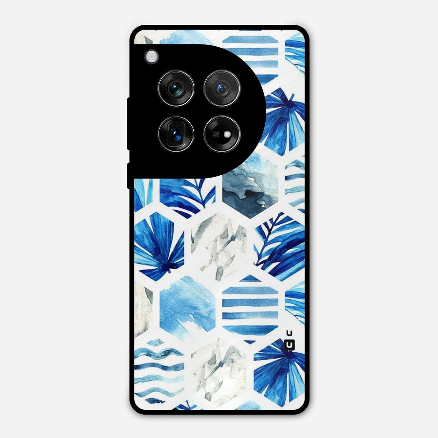 Beach Vibes Pentagon Design Metal Back Case for OnePlus 12