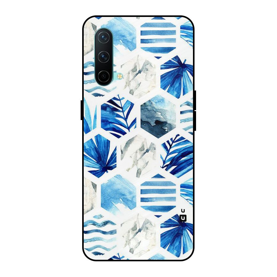 Beach Vibes Pentagon Design Metal Back Case for OnePlus Nord CE 5G