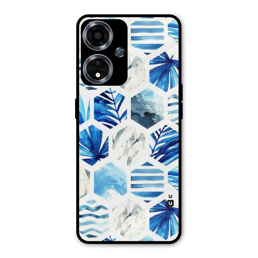 Beach Vibes Pentagon Design Metal Back Case for Oppo A59