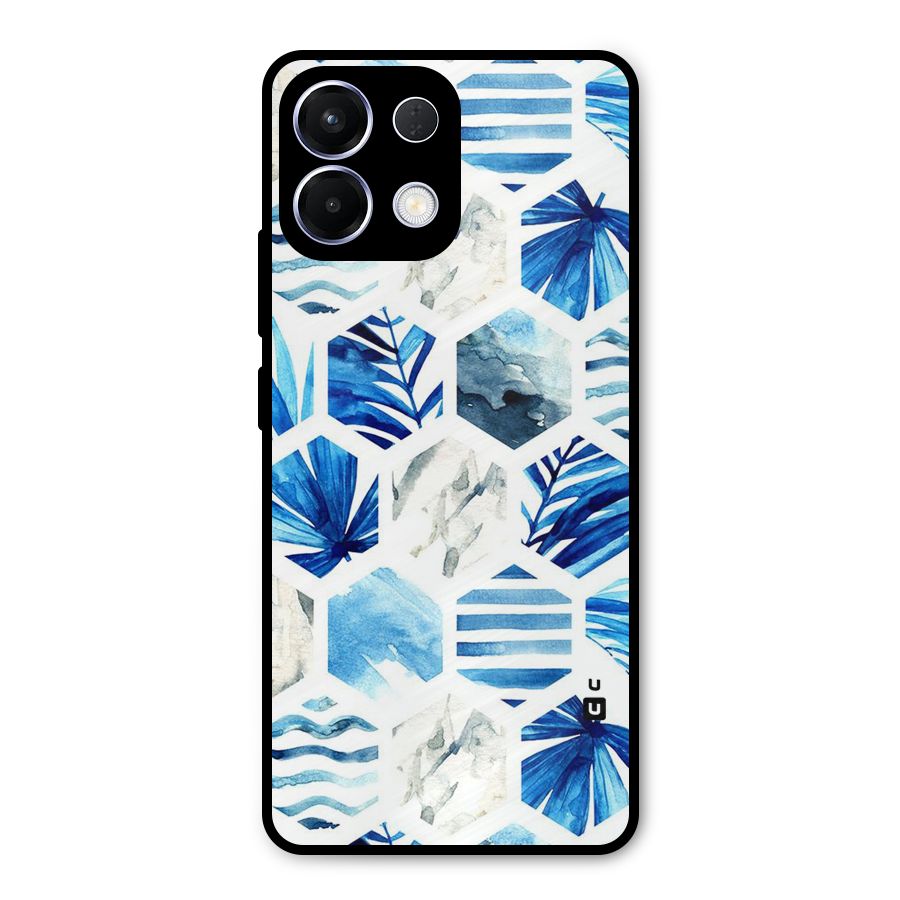 Beach Vibes Pentagon Design Metal Back Case for Oppo K13