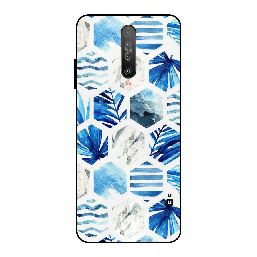 Beach Vibes Pentagon Design Metal Back Case for Poco X2