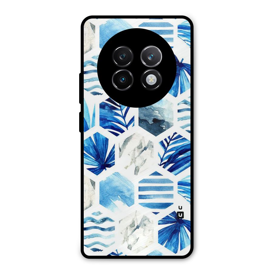 Beach Vibes Pentagon Design Metal Back Case for Realme 13 Plus