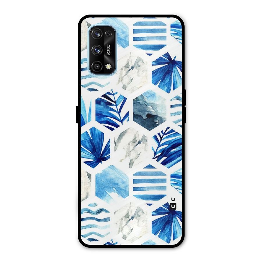 Beach Vibes Pentagon Design Metal Back Case for Realme 7 Pro
