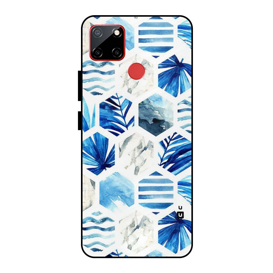 Beach Vibes Pentagon Design Metal Back Case for Realme C12