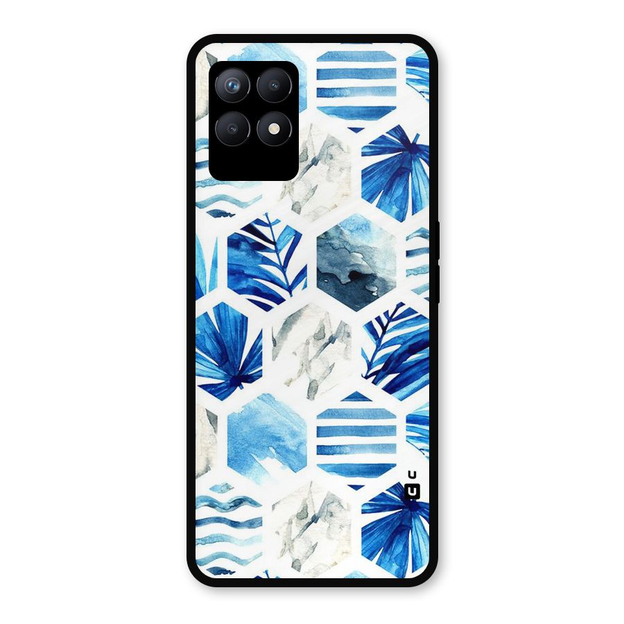 Beach Vibes Pentagon Design Metal Back Case for Realme Narzo 50
