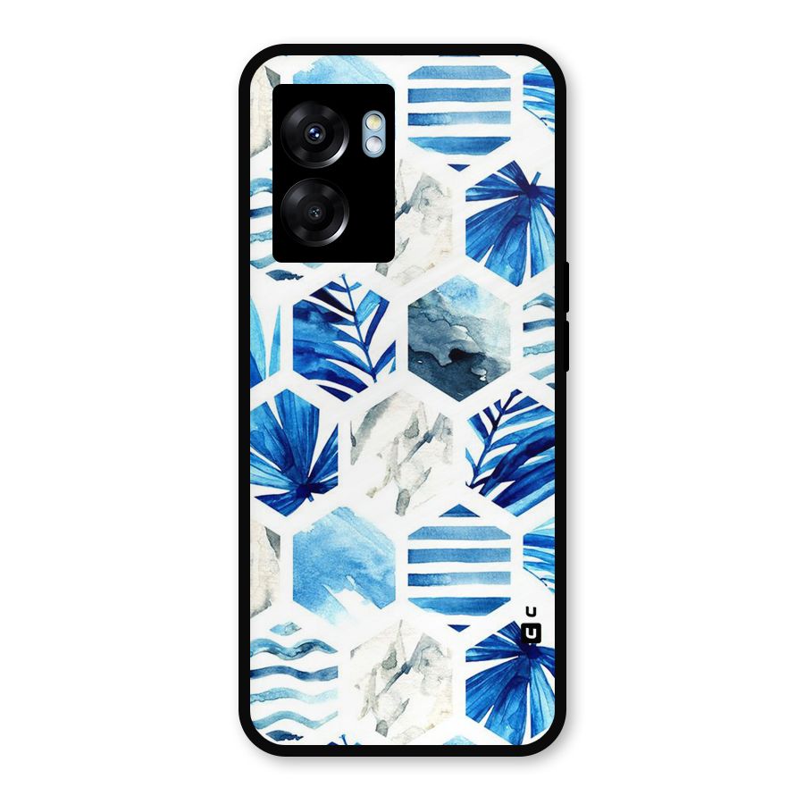 Beach Vibes Pentagon Design Metal Back Case for Realme Narzo 50 5G