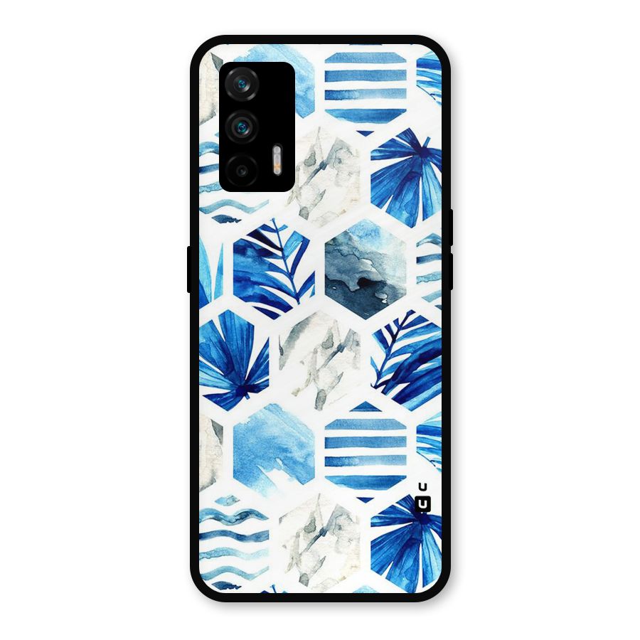 Beach Vibes Pentagon Design Metal Back Case for Realme X7 Max