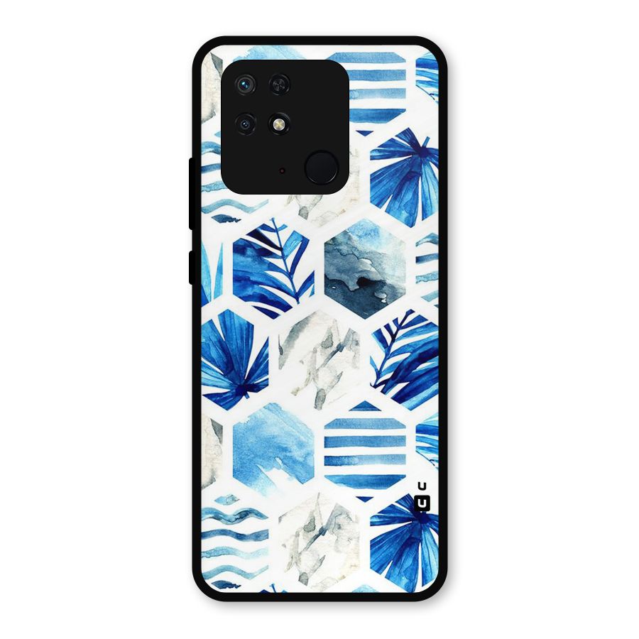 Beach Vibes Pentagon Design Metal Back Case for Redmi 10 Power