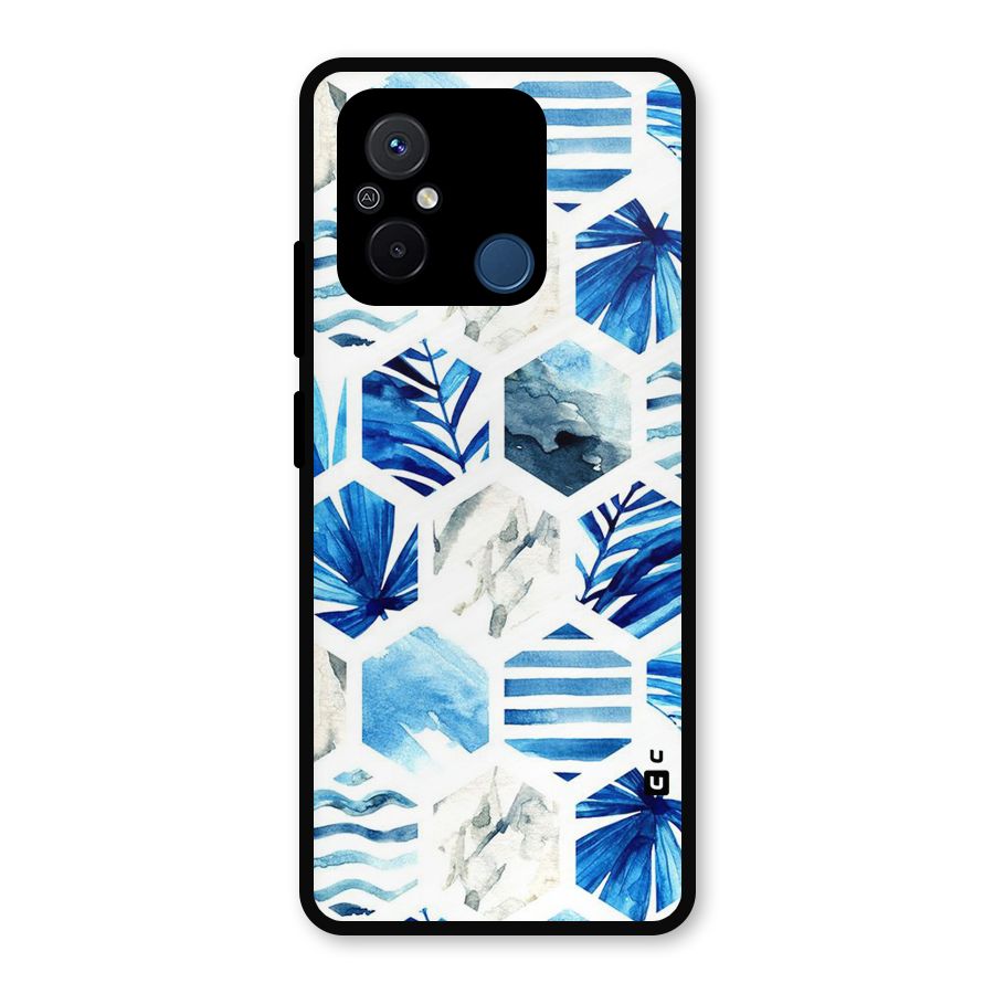 Beach Vibes Pentagon Design Metal Back Case for Redmi 12C