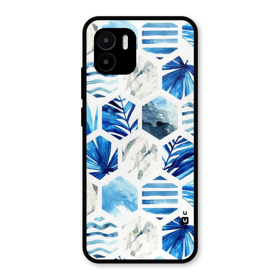 Beach Vibes Pentagon Design Metal Back Case for Redmi A1