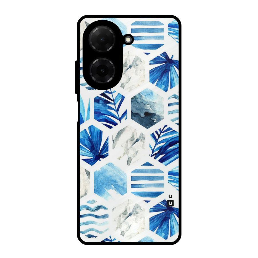 Beach Vibes Pentagon Design Metal Back Case for Redmi A5 4G