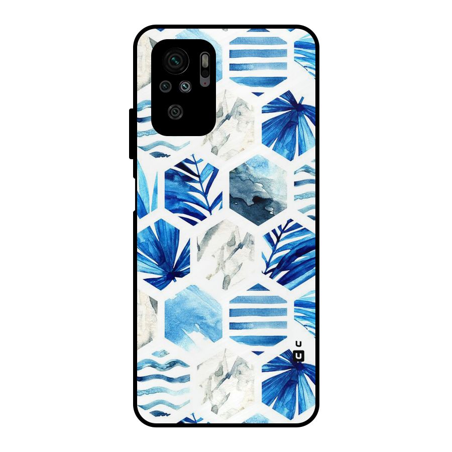 Beach Vibes Pentagon Design Metal Back Case for Redmi Note 10S