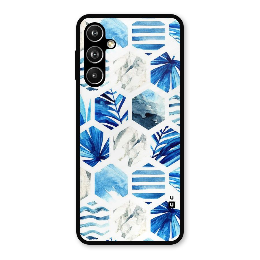Beach Vibes Pentagon Design Metal Back Case for Samsung Galaxy M54