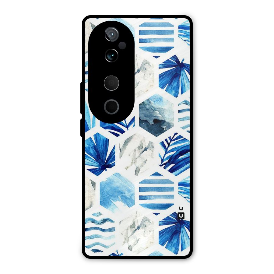 Beach Vibes Pentagon Design Metal Back Case for Vivo T3 Ultra