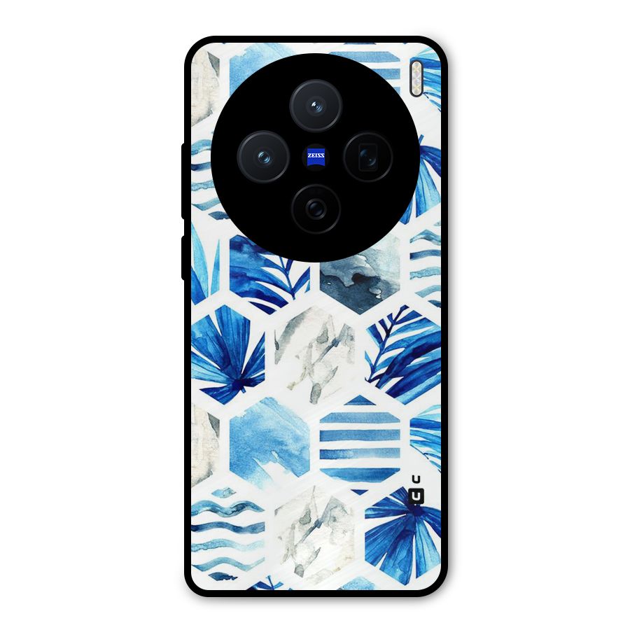 Beach Vibes Pentagon Design Metal Back Case for Vivo X200