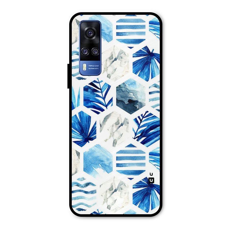 Beach Vibes Pentagon Design Metal Back Case for Vivo Y31