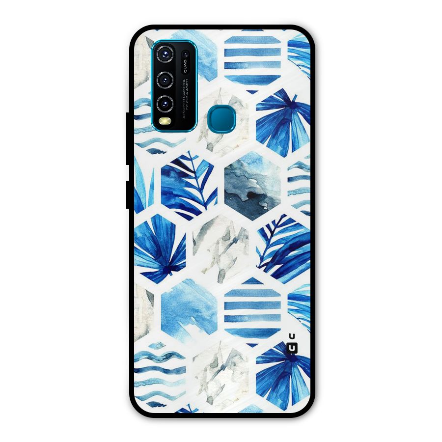 Beach Vibes Pentagon Design Metal Back Case for Vivo Y50