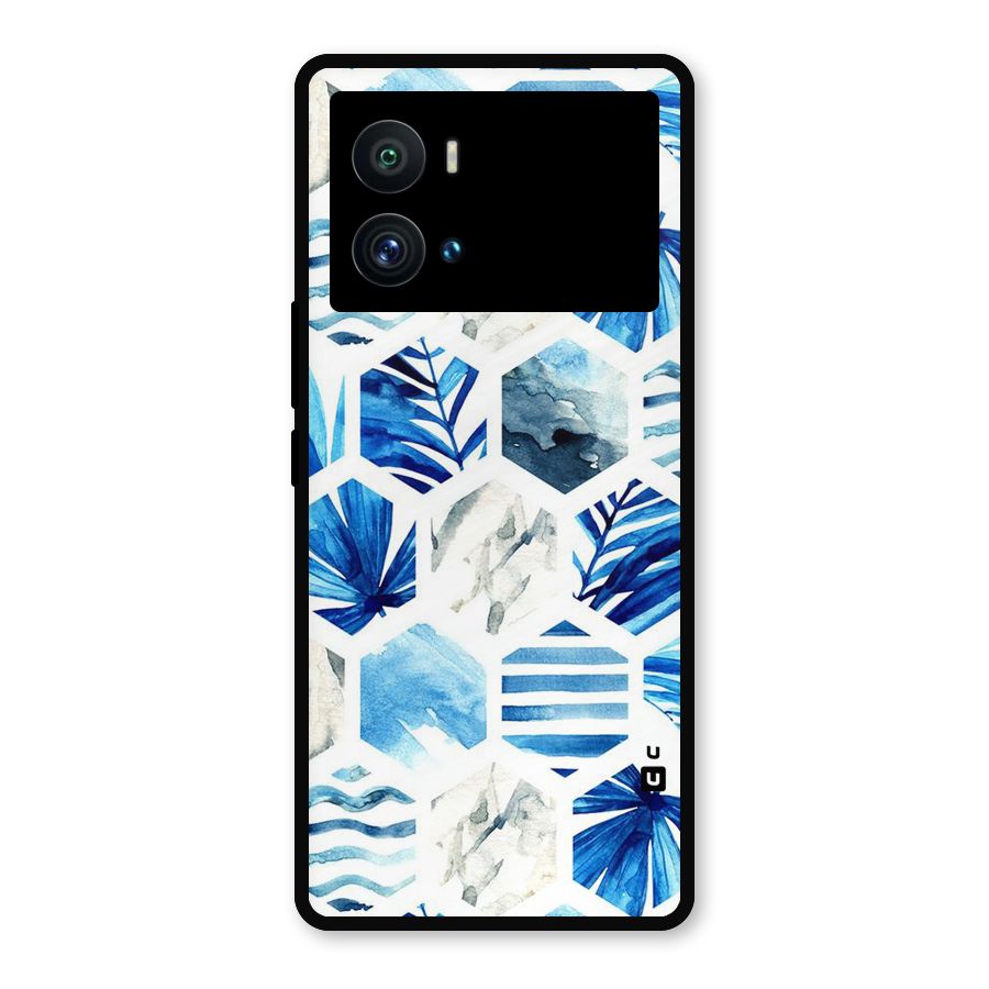 Beach Vibes Pentagon Design Metal Back Case for iQOO 9 Pro