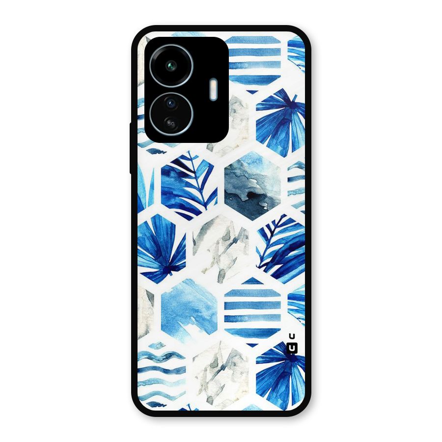 Beach Vibes Pentagon Design Metal Back Case for vivo iQOO Z6 Lite 5G