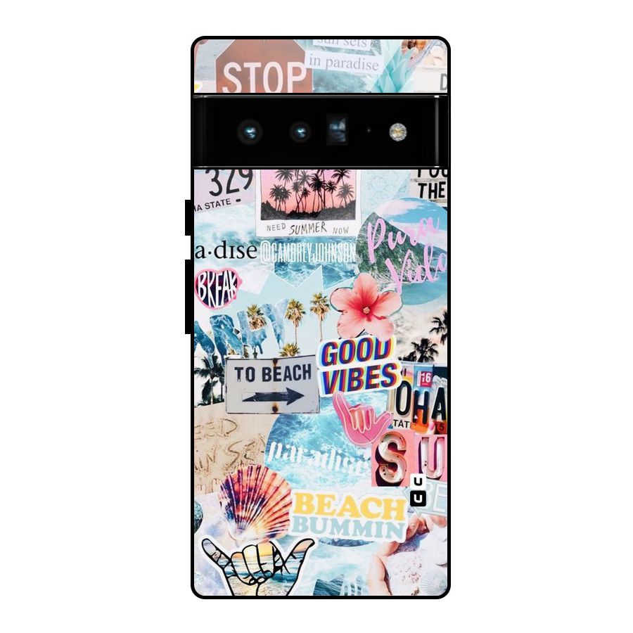 Beaching Life Glass Back Case for Google Pixel 6 Pro