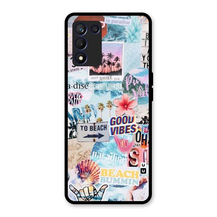 Beaching Life Glass Back Case for Realme 9 5G Speed