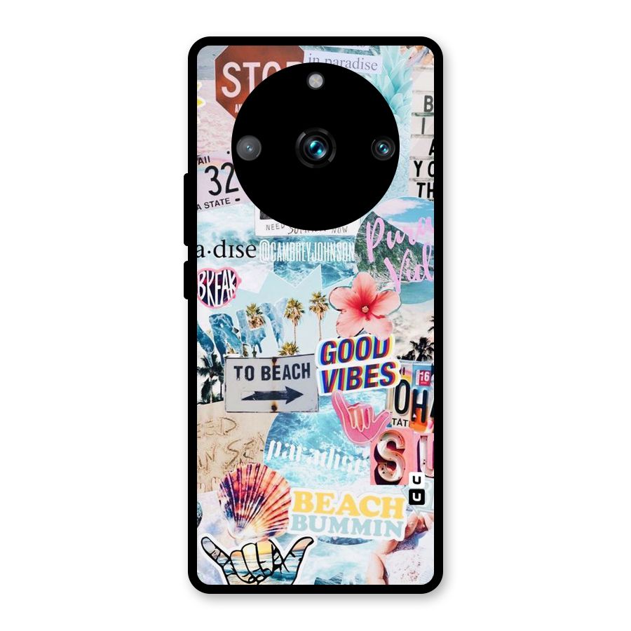 Beaching Life Glass Back Case for Realme Narzo 60 Pro