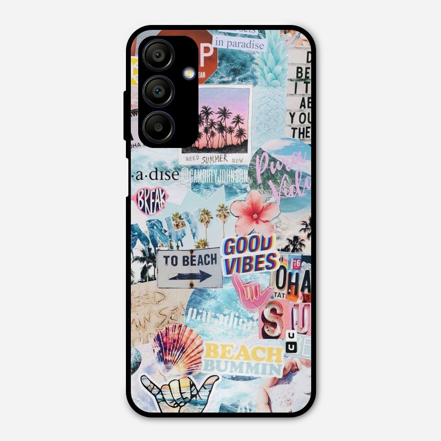 Beaching Life Metal Back Case for Galaxy A15 5G