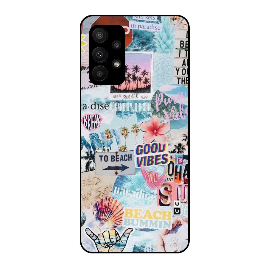 Beaching Life Metal Back Case for Galaxy A23