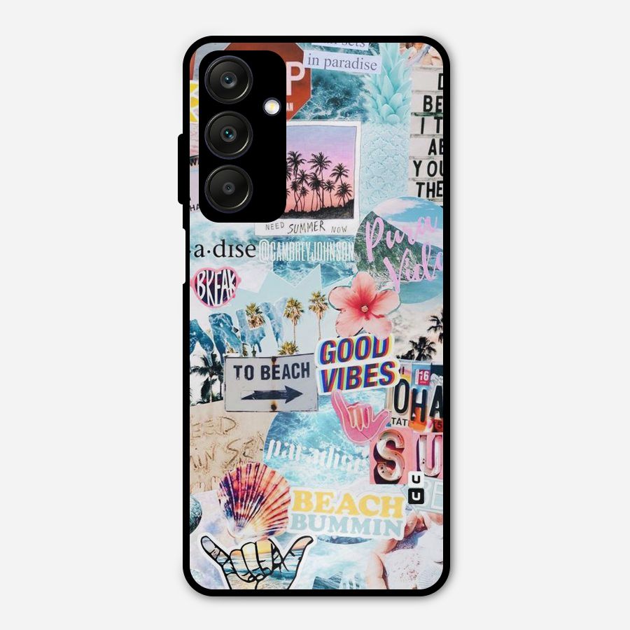 Beaching Life Metal Back Case for Galaxy A25 5G