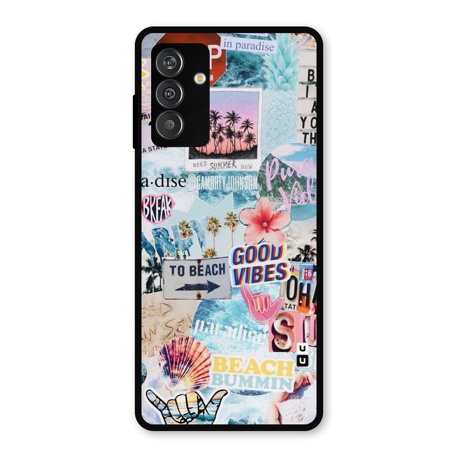 Beaching Life Metal Back Case for Galaxy F13
