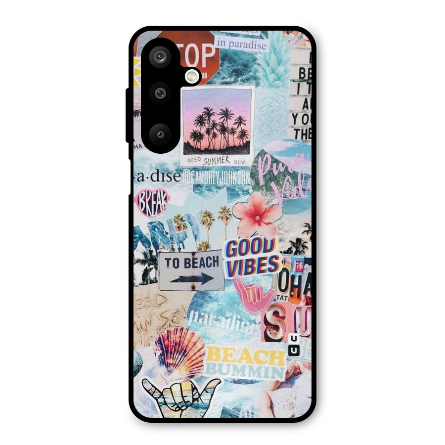 Beaching Life Metal Back Case for Galaxy M16