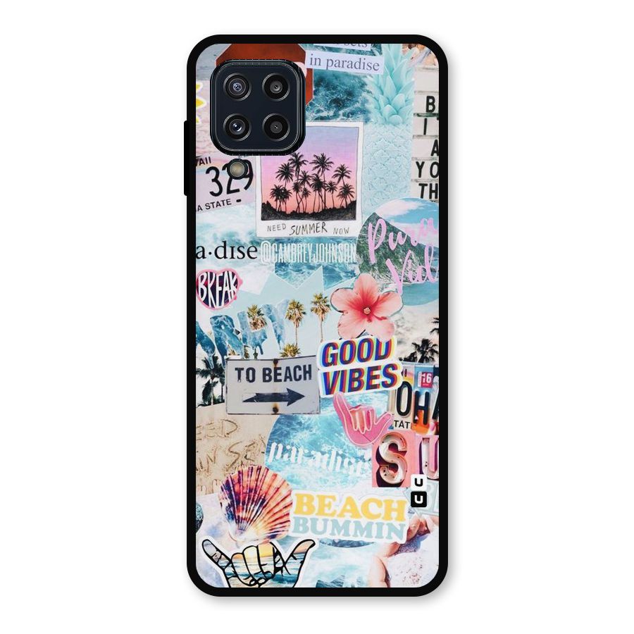 Beaching Life Metal Back Case for Galaxy M32
