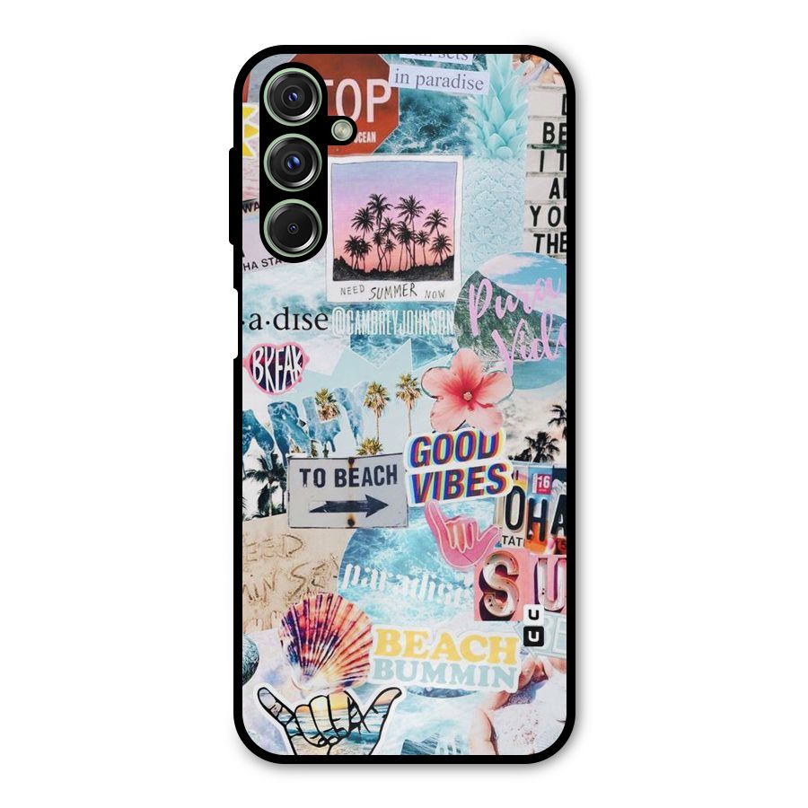 Beaching Life Metal Back Case for Galaxy M34